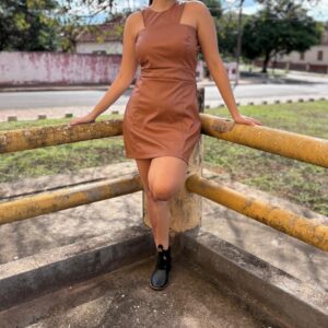vestido de courino, tamano P|M