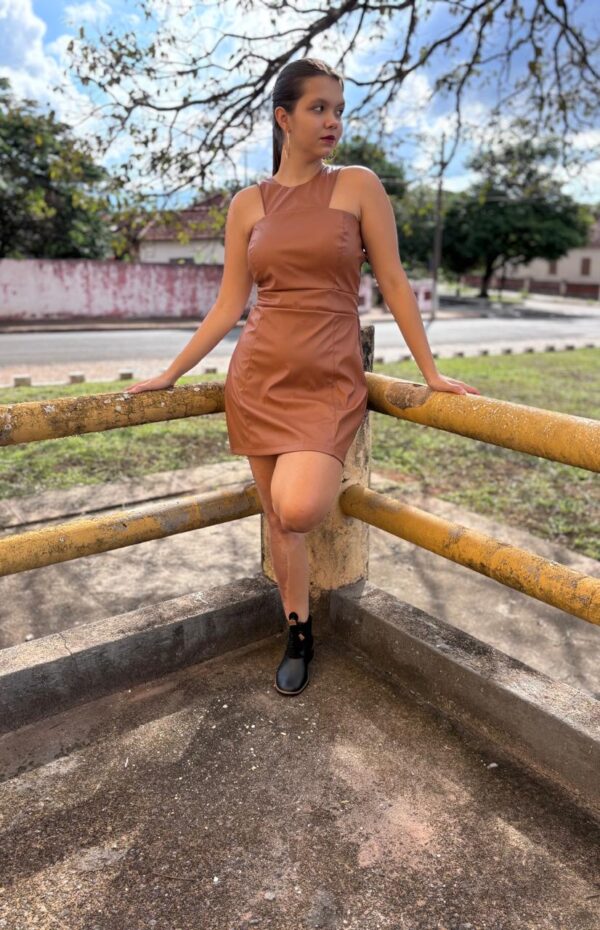 vestido de courino, tamano P|M